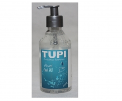 alcool gel  antisseptico hidratante 220gr Tupi